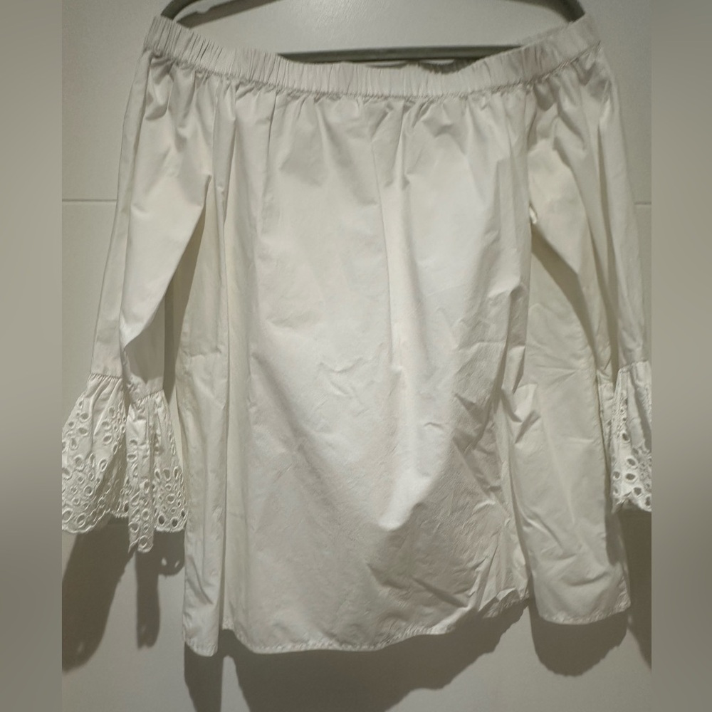 Women’s white off the shoulder blouse